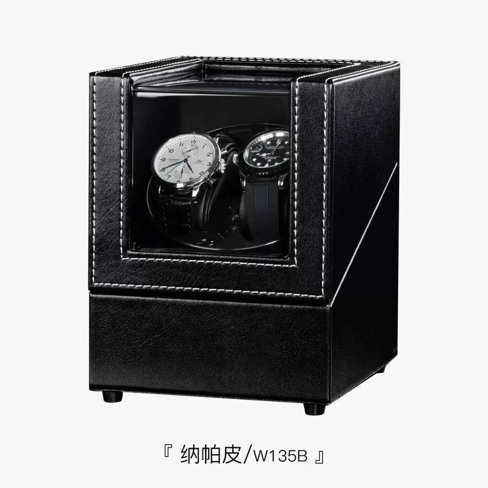 Universal Watch Winder with 3-Position Winding Mechanism Smart Light Sensor Silent Strap USB Interface Watch Storage Box