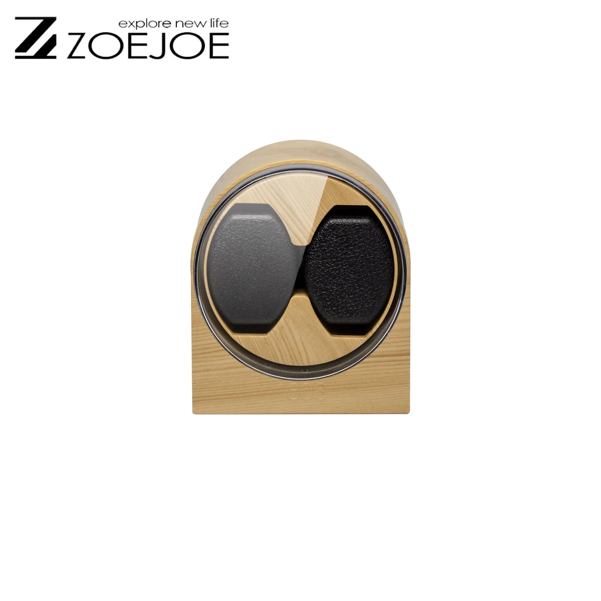 Automatic Watch Winder Wood Grain Color Usb Cable Supply Low Noise Flexible Pillow for Universal Watch Gifts for Friends