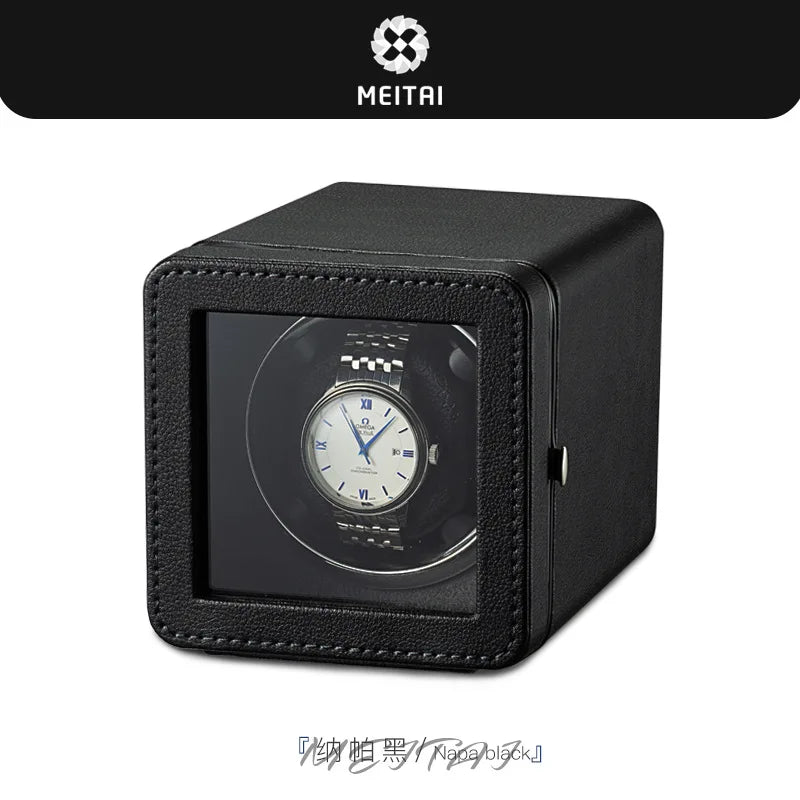 Exquisite Mini Automatic Watch Winder Machine Box Automatic Rotating Watch Display Storage Box Multifunctional with 5 Modes