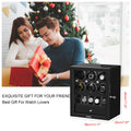 Watch Winder for Automatic Watches 2/4/6/8 Slots with Extra Storages Box with LED Light and Quiet Mabuchi Motor