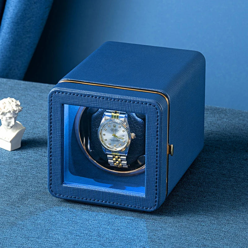 Exquisite Mini Automatic Watch Winder Machine Box Automatic Rotating Watch Display Storage Box Multifunctional with 5 Modes