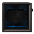 Watch Winder 2 4 8 Watches Storage Box Black Wood Grain Silent Motor with Backlight