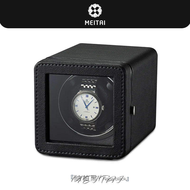 Exquisite Mini Automatic Watch Winder Machine Box Automatic Rotating Watch Display Storage Box Multifunctional with 5 Modes